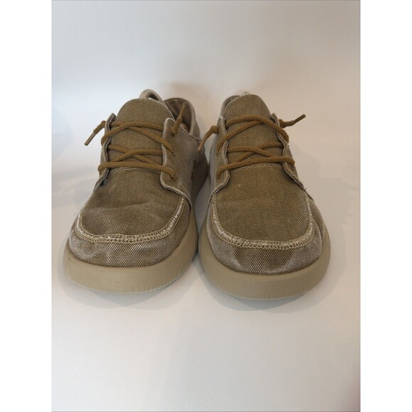 Chaco Men’s Chillos Sneakers Sz 10 Tan Canvas Slip On Shoes Comfort Lightweight main image 8